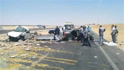 إصابة نائب رئيس مدينة الحمام في حادث تصادم بطريق مطروح