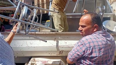 حملات مكبرة بشوارع بشتيل لرفع إشغالات المحلات | صور