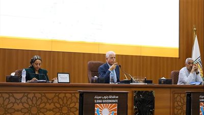محافظ جنوب سيناء يترأس الاجتماع التنفيذي ويؤكد القضاء على ظاهرة 
