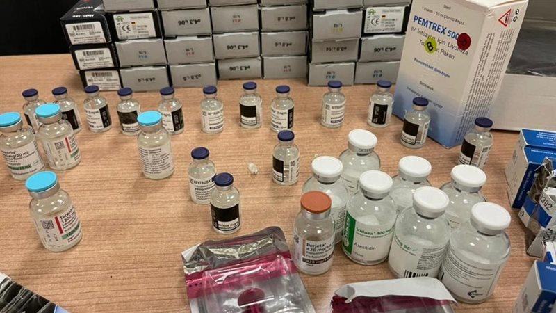 المضبوطات بحوزة رجال