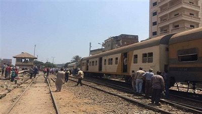 مصرع مبيض محارة أسفل عجلات قطار ببني سويف