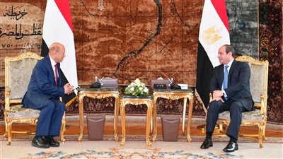  تفاصيل المباحثات المصرية اليمنية بالاتحادية | صور