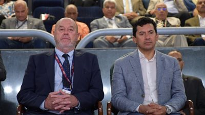 وزير الرياضة ورئيس الاتحاد الدولى للكاراتيه يفتتحان بطولة الدورى العالمى