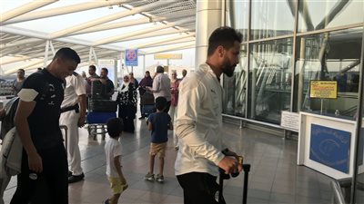 بعثة منتخب مصر تصل مطار القاهرة استعدادا للسفر إلى كوريا الجنوبية | صور