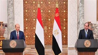  شاهد نشاط الرئيس اليوم.. دعم مصر الكامل لليمن الأبرز