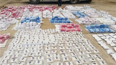 إحباط ترويج مخدرات بـ 194 مليون جنيه وإبادة 65 فدانا مزروعة بنبات القنب