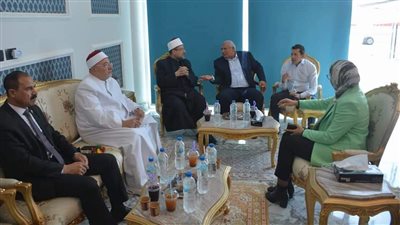 محافظ الوادي الجديد يستقبل وزيري الأوقاف والشباب والرياضة