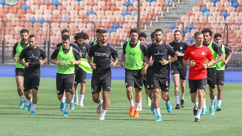 مران منتخب مصر قبل