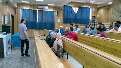 ورشة عمل عن المهارات الوظيفية بطب بيطري جامعة الوادى الجديد