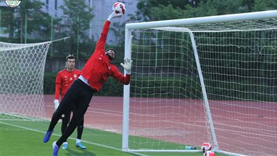 مران حماسي لحراس منتخب مصر استعدادا لكوريا الجنوبية| صور