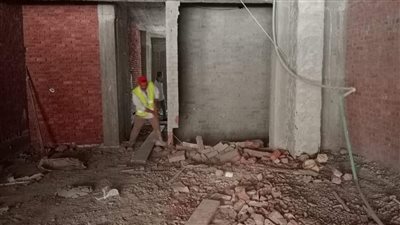 إزالة 4 حالات بناء مخالف بعدة شوارع نطاق حى العجوزة | صور