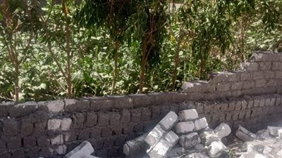 إزالة سور بجوار الوحدة الصحية بطموه في الجيزة | صور