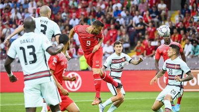 سويسرا تفوز على البرتغال 0/1 في دوري الأمم الأوروبية