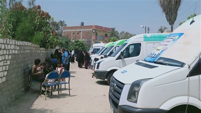 ضمن حياة كريمة.. صحة الإسماعيلية تنظم قافلة طبية بالقرى النائية بأبوصوير