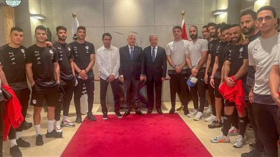 بعثة المنتخب تلبي دعوة سفارة مصر بكوريا الجنوبية