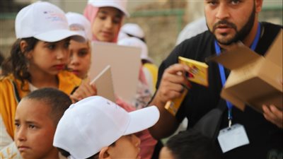 معسكر ترفيهى كشفى لـ 100 طفل ضمن مشروع تطوير مركز شباب ميت نما  