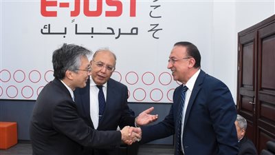 محافظ الإسكندرية يشهد حفل تنصيب الرئيس الجديد للجامعة المصرية اليابانية