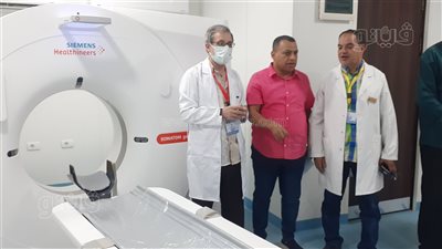 تشغيل تجريبي لأحدث جهاز أشعة مقطعية بمستشفي السنطة العام| فيديو
