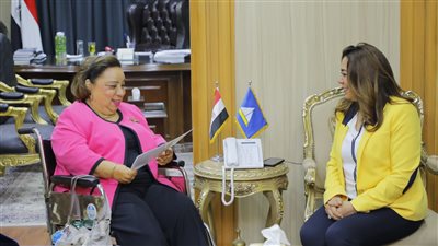 قومي المرأة يبحث مع محافظ دمياط سبل دعم النساء والفتيات ذات الإعاقة 
