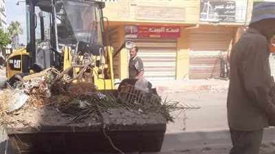 حملات مكبرة لإزالة الإشغالات بـ 9 مراكز في الدقهلية | صور 