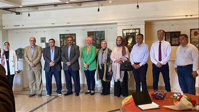 جامعة بنها تفتتح معرضين فنيين بكلية التربية النوعية 