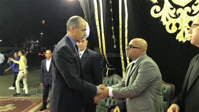 جمال مبارك أول المعزين في شقيق فريد الديب | فيديو وصور