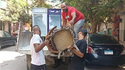 إزالة مخالفات بناء ورفع 197 حالة إشغال متنوعة بحى العجوزة | صور