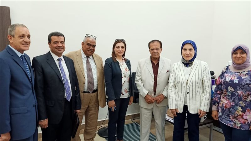 زيارة في جامعة المنصورة