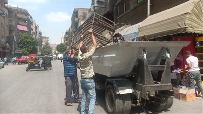 ضبط 110 شيش ورفع 210 حالات إشغال متنوعة في حملة بحي الوراق