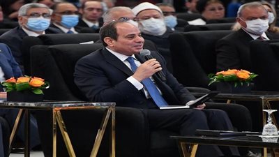 السيسي: مصر احتاجت من 400 إلى 500 مليون دولار لتحقيق البنية الأساسية خلال 7 سنوات.. ولدينا تحديات كبيرة لتحويل أراض غير قابلة للزراعة إلى أراضٍ زراعية تكلفتها مليارات الدولارات