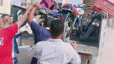 رفع 450 حالة إشغال وإيقاف أعمال مخالفة باللبيني والمجزر الآلي بالهرم| صور