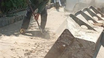 رفع 100 طن مخلفات بحي جنوب الجيزة| صور