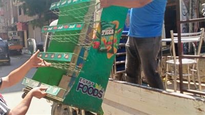 رفع 89 حالة إشغال متنوعة وضبط 55 شيشة في حملة بالطالبية