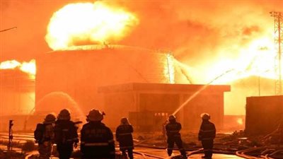 حريق هائل في مجمع شنغهاي للبتروكيماويات | فيديو