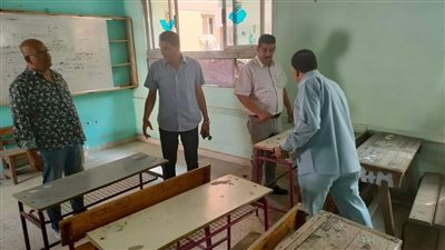 المشرف على أحياء الجيزة يتفقد مقار لجان الثانوية للتأكد من جاهزيتها | صور