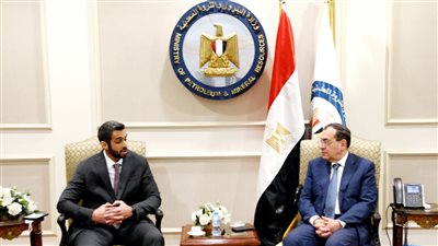 وزير البترول يستقبل الرئيس التنفيذي لشركة مبادلة الإماراتية لبحث تعزيز التعاون