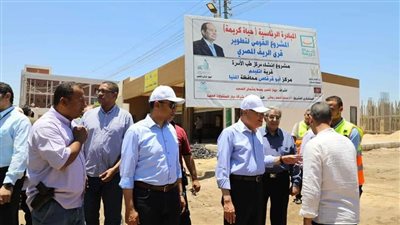 محافظ المنيا يتابع مشروعات المبادرة الرئاسية 