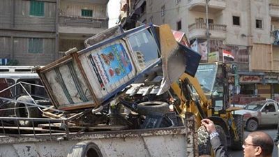 إزالة مخالفات بناء  بحي العجوزة| فيديو