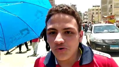 طلاب الثانوية العامة في المنصورة:الامتحانات سهلة وحلينا الحمد لله | فيديو 