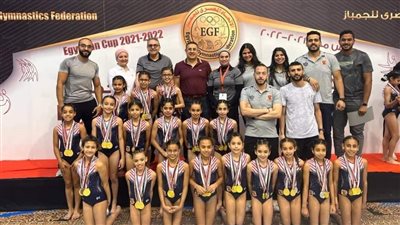 ناشئات جمباز الأهلي يحصدن 54 ميدالية ببطولة الجمهورية