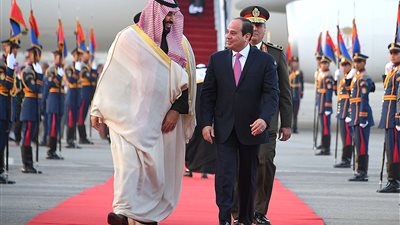 السيسي وولي عهد السعودية يبحثان أمن منطقة البحر الأحمر والأوضاع في السودان وليبيا وسوريا
