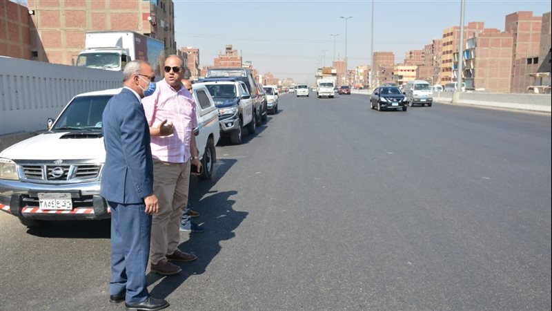 محافظ القليوبية خلال