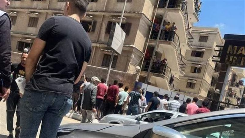 جانب من موقع حادث