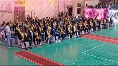 احتفالية للخريجين بكلية التربية الرياضية بجامعة الوادى الجديد | صور 