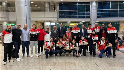 وزارة الشباب تستقبل بعثة السلاح بعد الفوز بـ٢١ ميدالية ببطولة إفريقيا بالمغرب