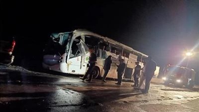 صحة الشرقية: الدفع بـ7 سيارات إسعاف لموقع انقلاب أتوبيس منيا القمح