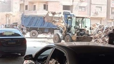 رفع 150 طن مخلفات في حملة مكبرة بالطالبية | صور