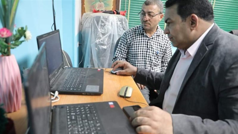 جانب من متابعة امتحانات