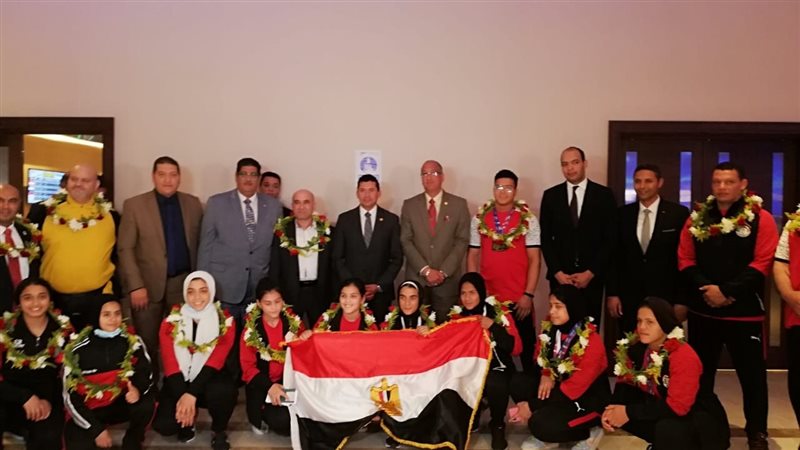 بعثة منتخب مصر لرفع