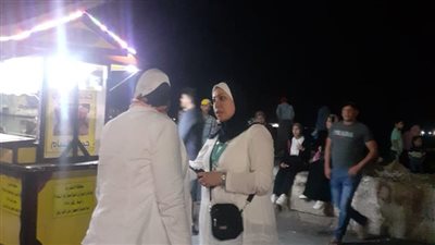 حملة لإزالة التعديات على كورنيش الإسكندرية